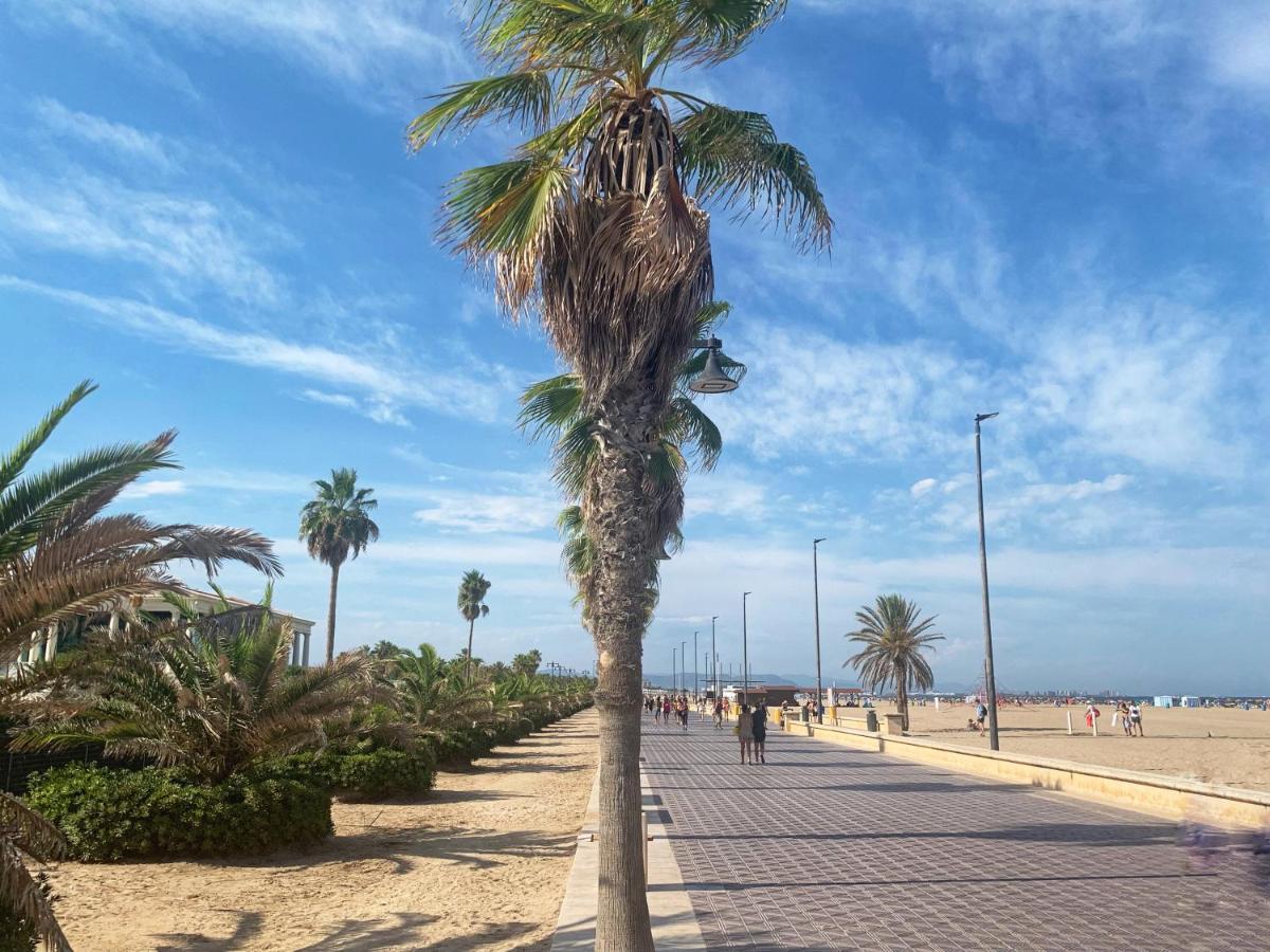 Espectacular Apartamento A 100Mt De La Playa Las Arenas Valencia Eksteriør billede